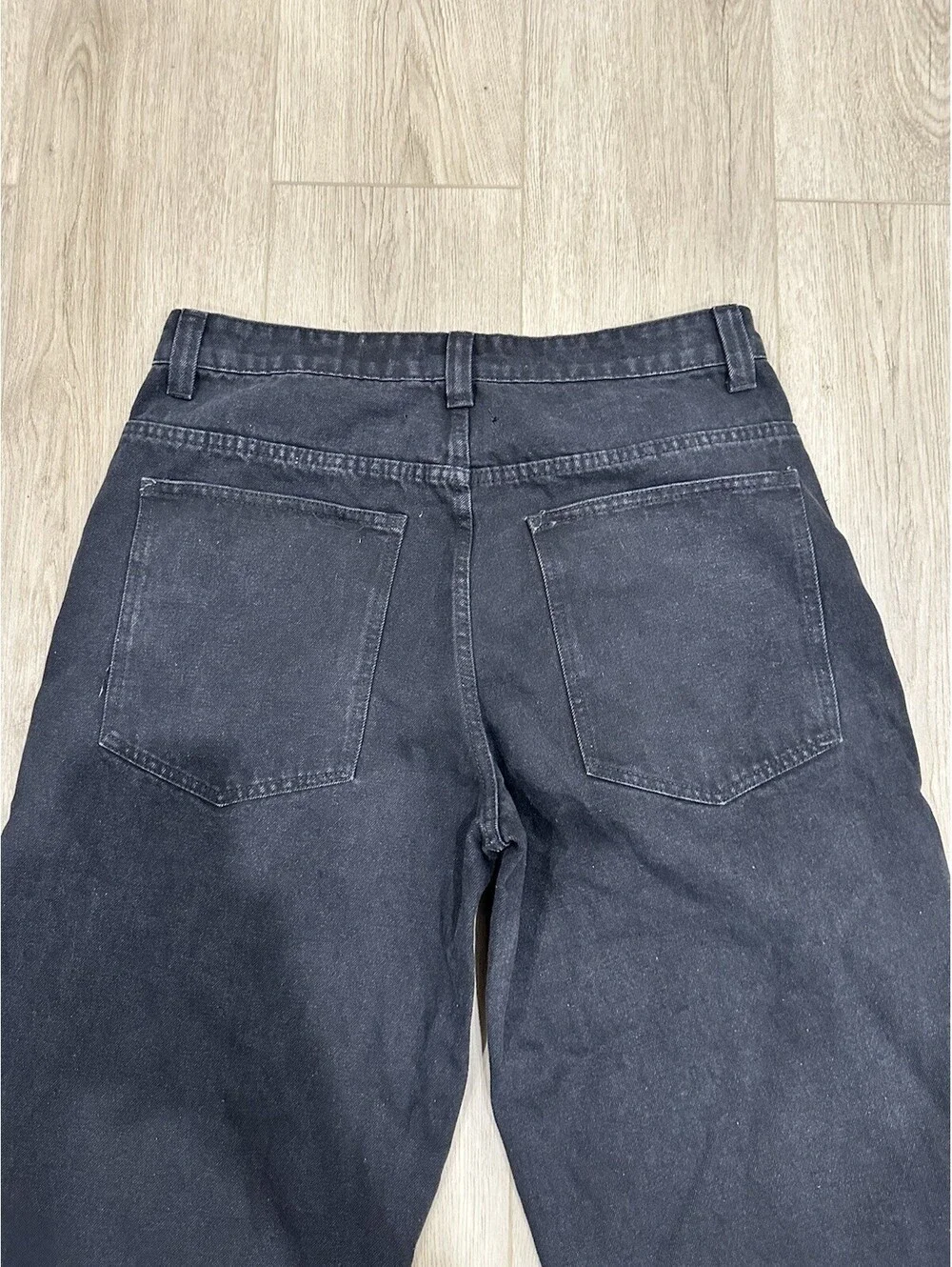 NWT Jaded London Jeans Mens 34x30 Black Wide Leg Colossus Fit Denim